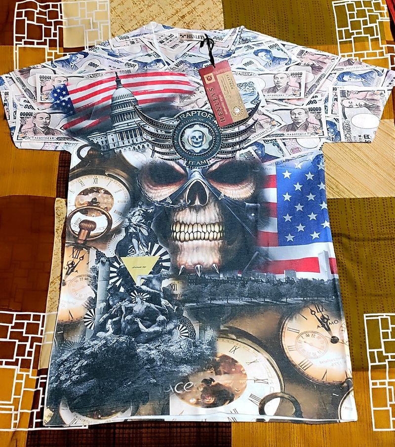 Skull Print Tshirt