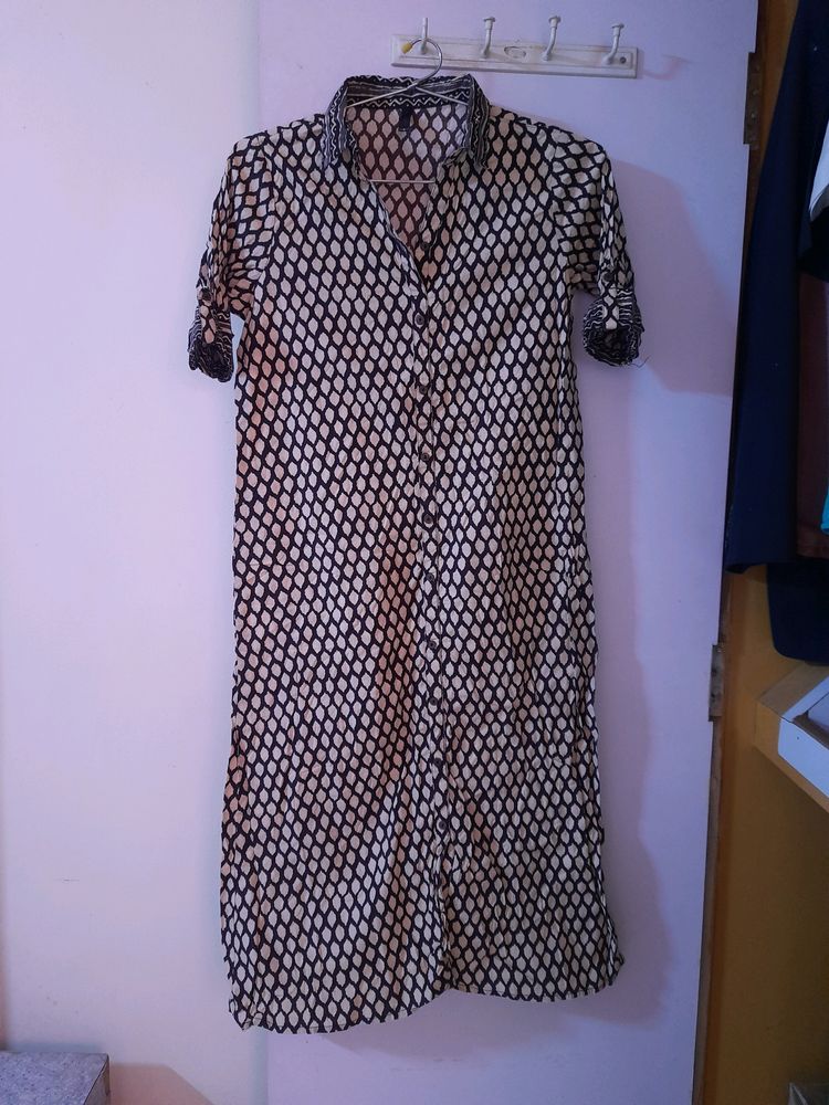 Long Collared Kurti