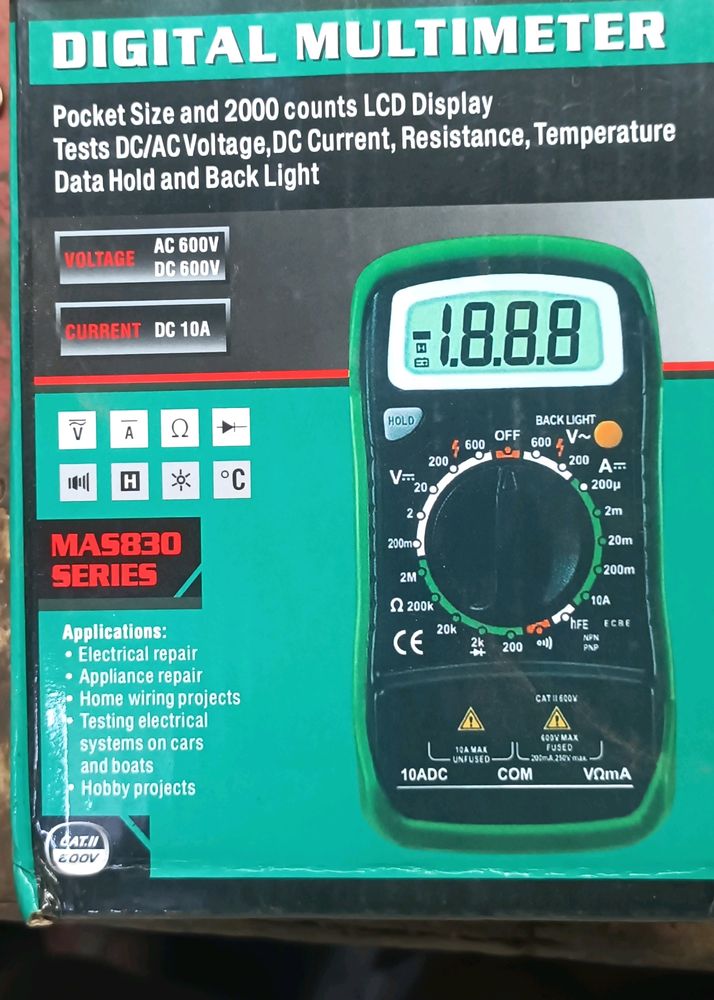 Digital Multimeter With Stand