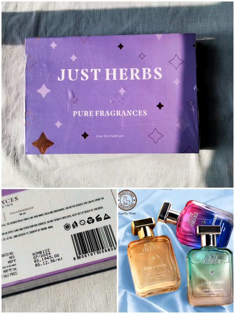 (Sealed) Just Herbs Perfume Kit 🆕🆕