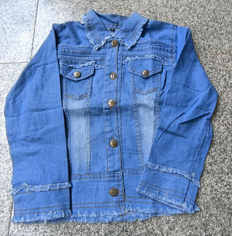 Women Denim Jacket, Size S