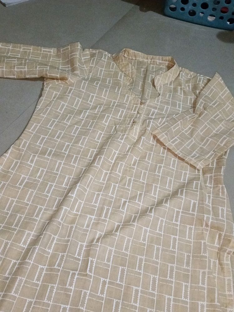 Tan (Cream) Kurti