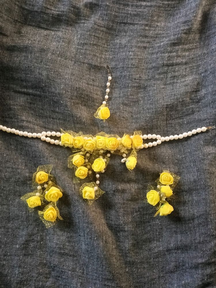 Haldi Necklace Set