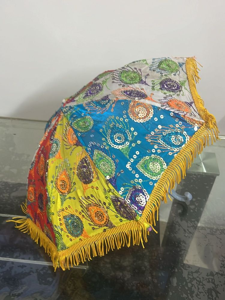 Kids Umbrella Beautiful Rajasthani Work