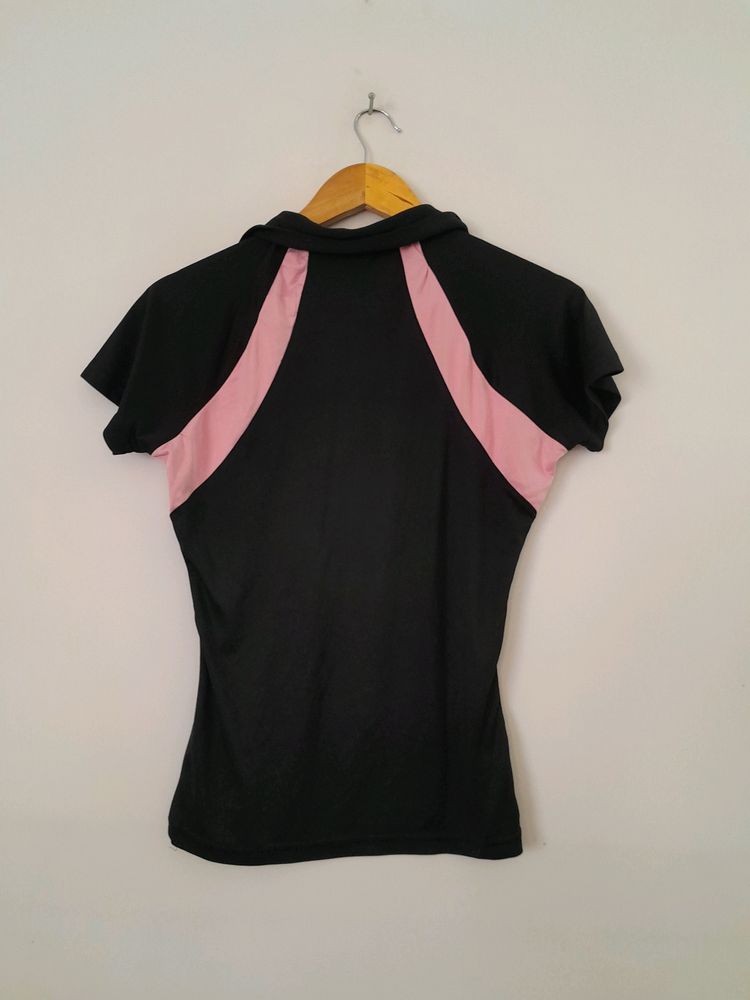 Black Active Wear T-Shirt (Women's)