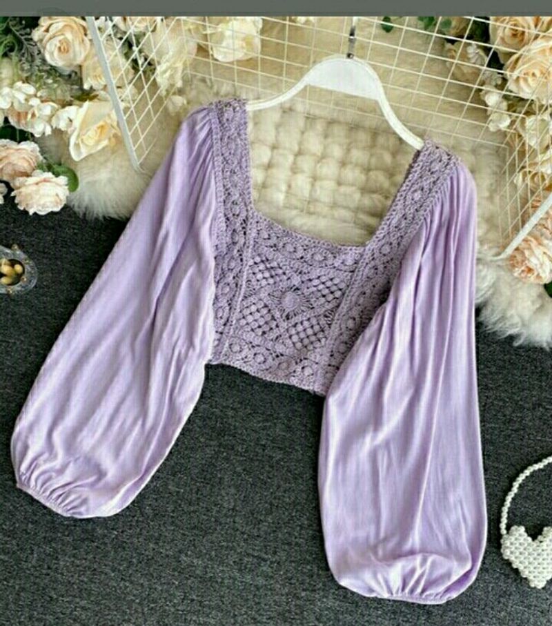 S Size lavender Top 💜