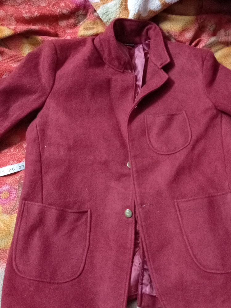 42 Mehroon Coat