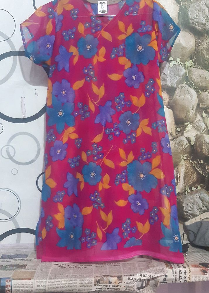 New Short Transprint Kurti