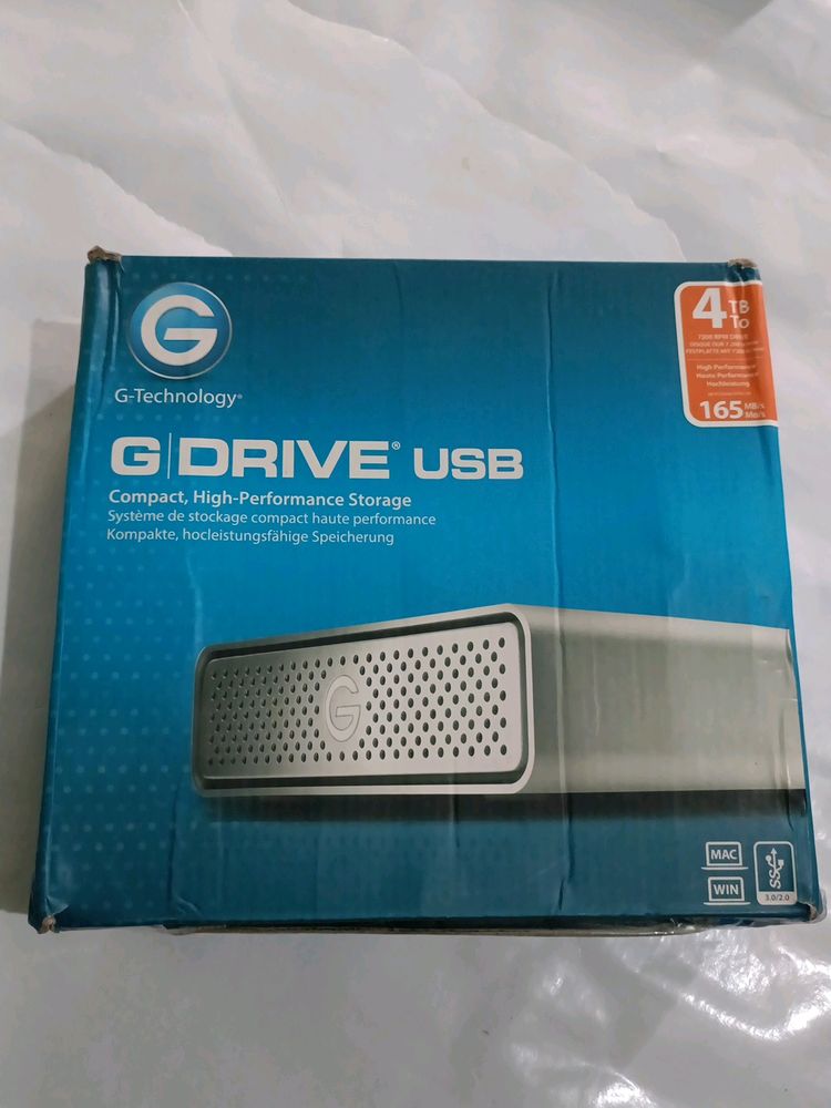 G-Drive 4TB USB 3.0 External Hard Disk