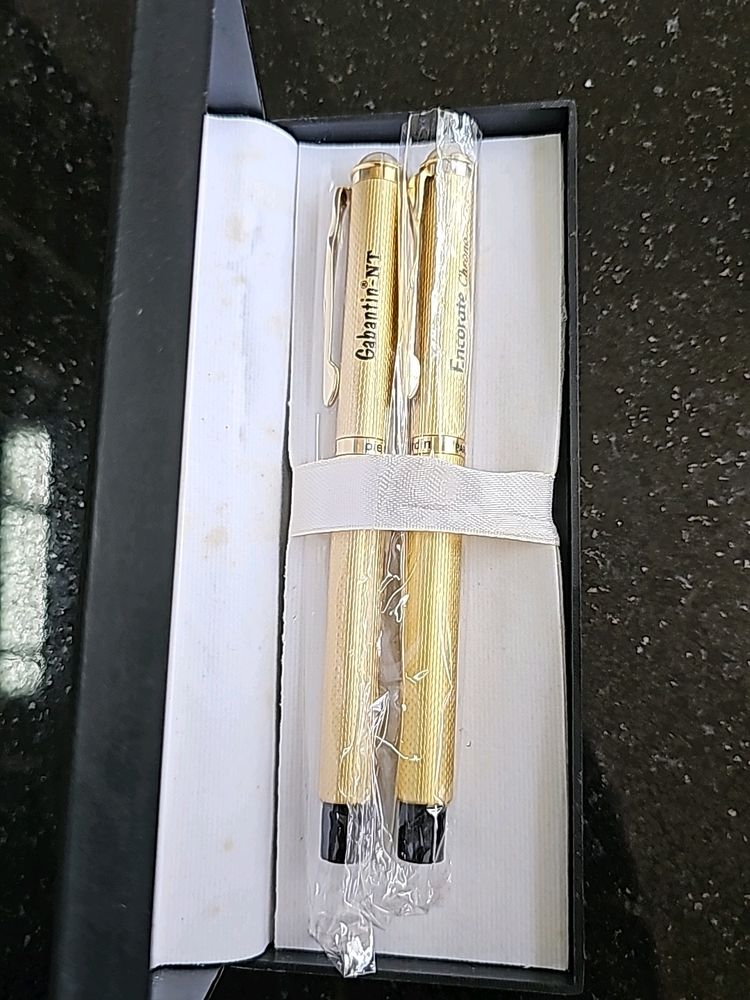 Premium  Piere Cardin Dual Golden Pen