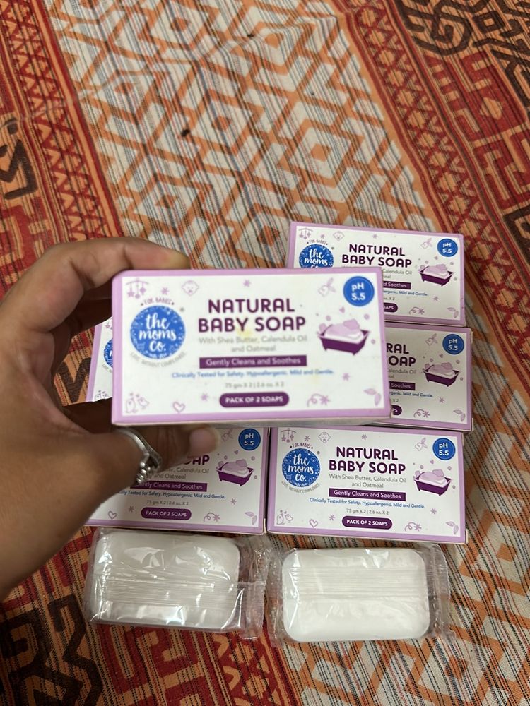 Natural Baby Soap Pack 6 Each