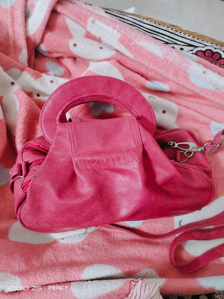 Hot Pink Sling Bag For Women