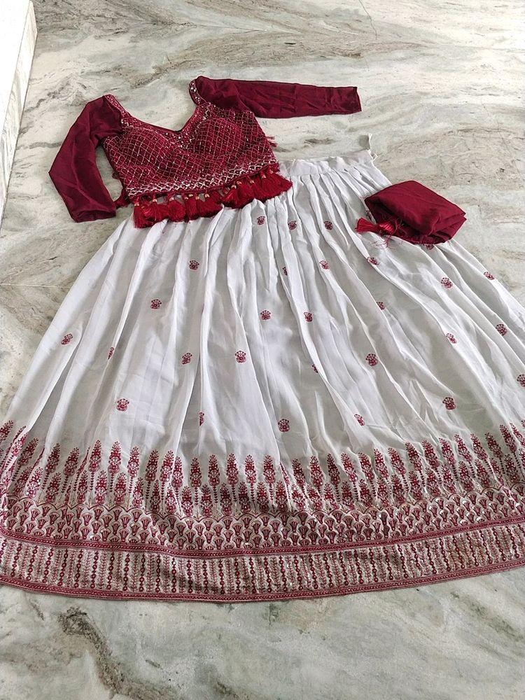 Lehengga Choli (Red)