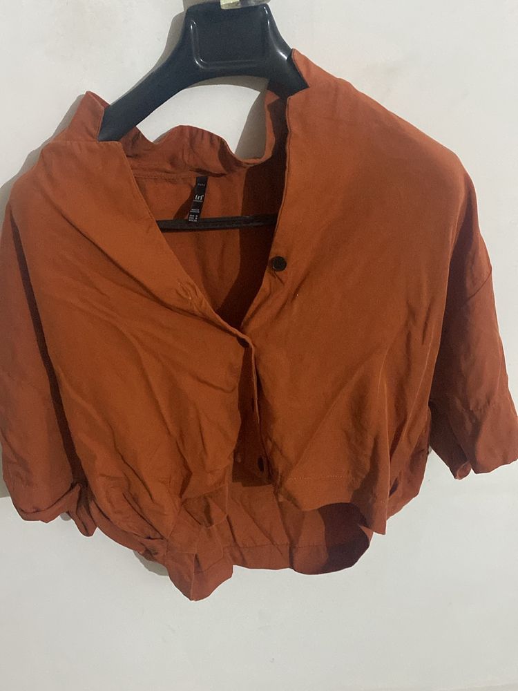 Rust Orange New Top From Zara !!