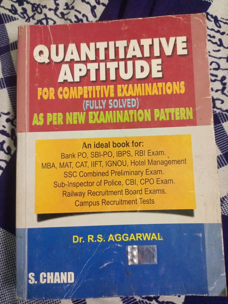 Quantitative Aptitude Book By R S Aggarwal