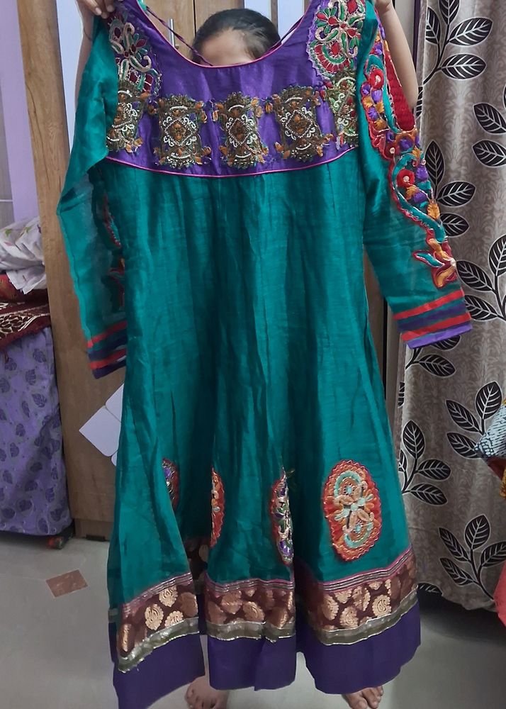 Nice Embroided Anarkali Kurta