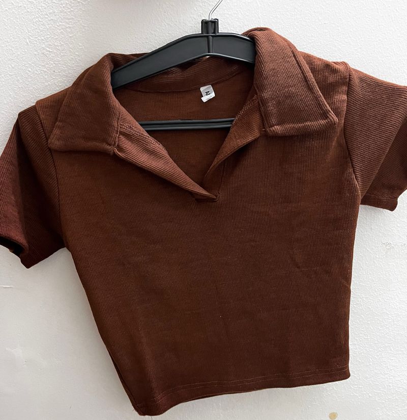 Korean Brown Tshirt