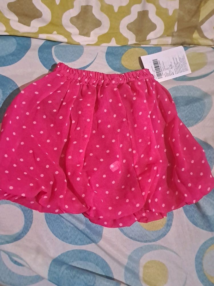 Baby Girl Polka Dot Skirt