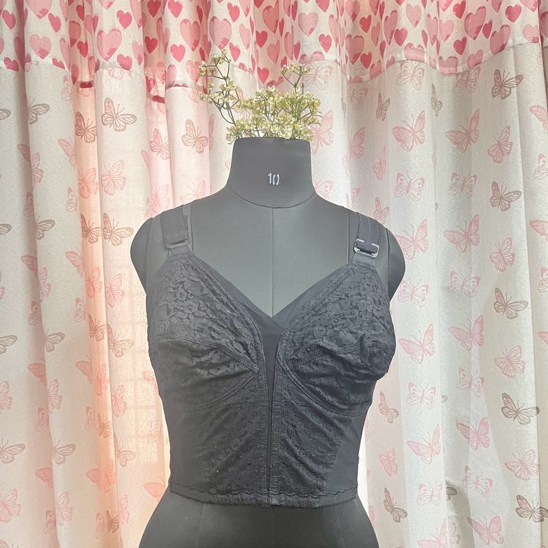 Short Black Bustier Corset Top