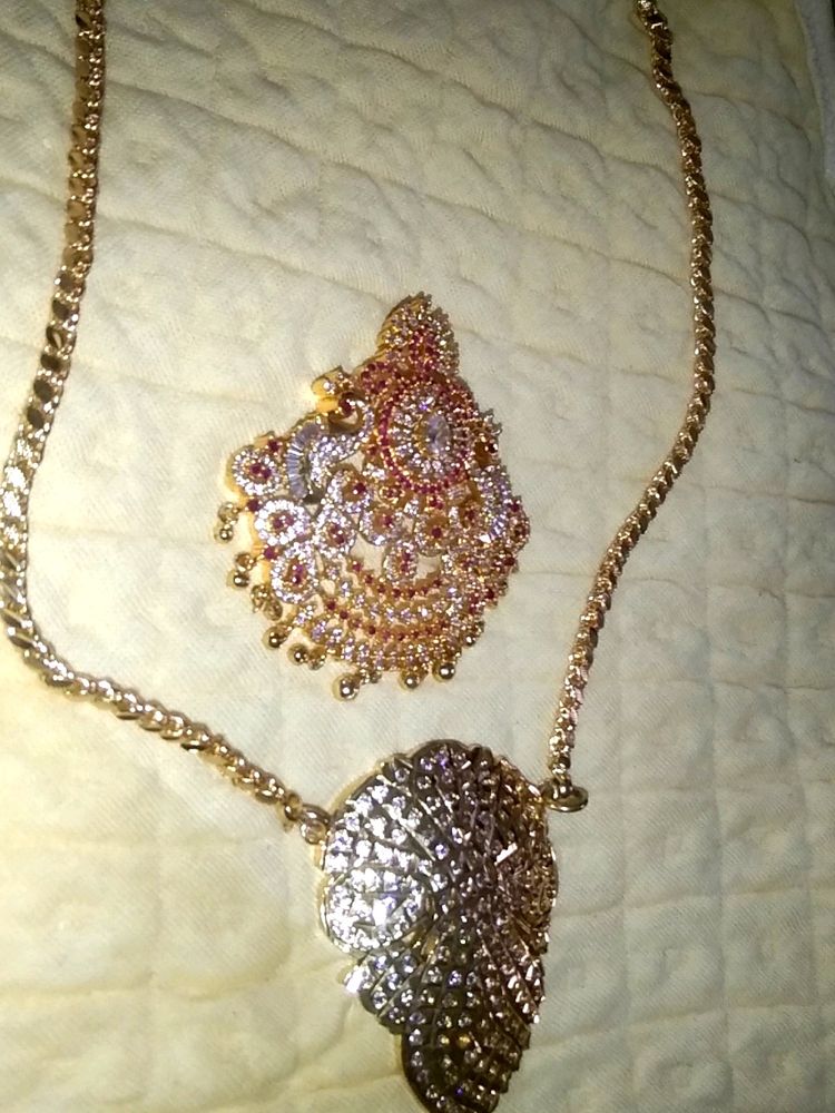 Combo Pendant With Dollar Chain