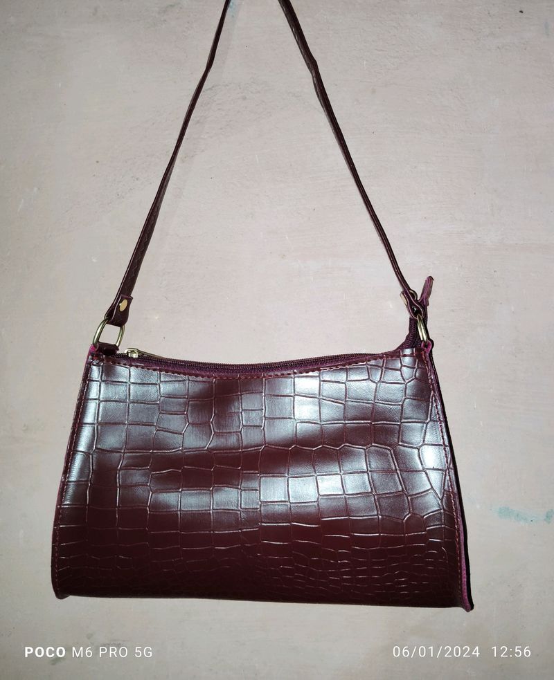 Maroon Slingbag