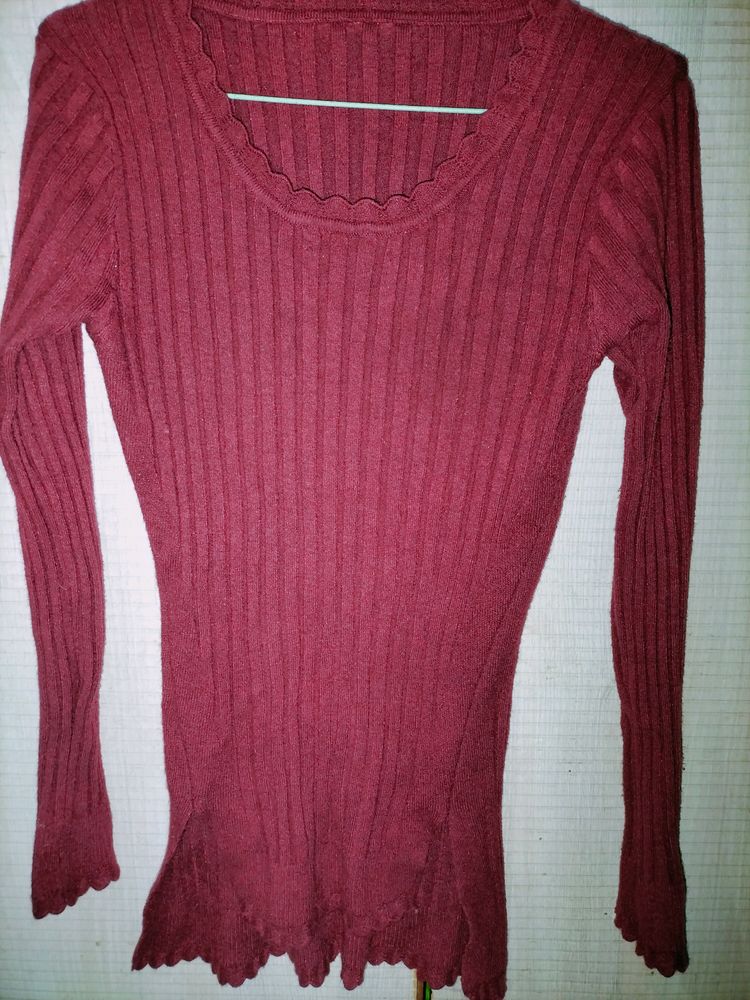 Maroon Top