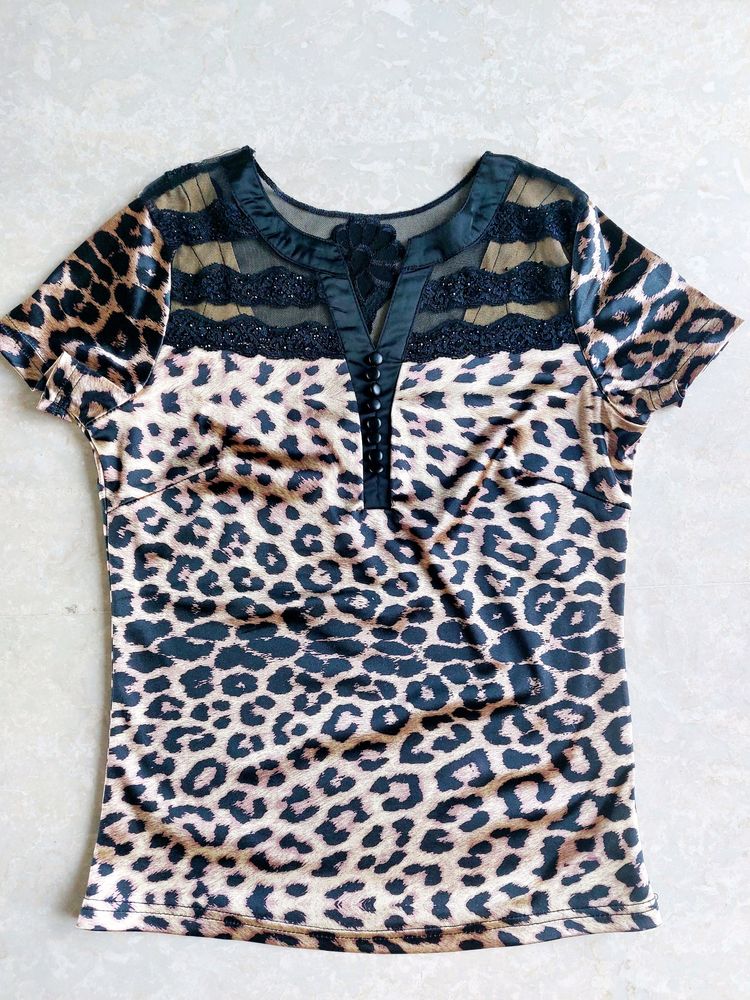 Imported Beautiful Leopard Print Top