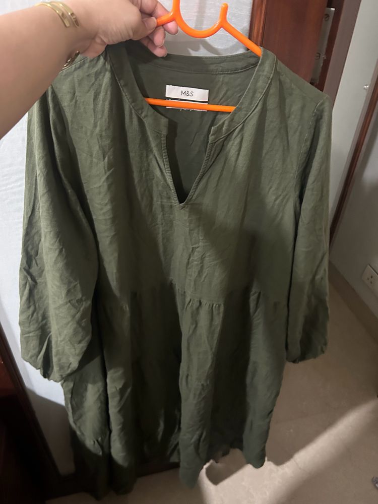 Marks & Spenser  Linen Dress Plus Size - Not Worn