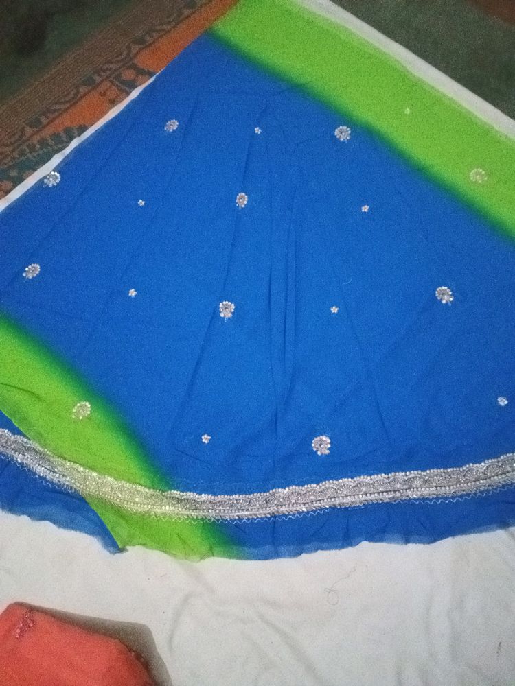 Unstitched Lahenga Choli Fabric Dupatta