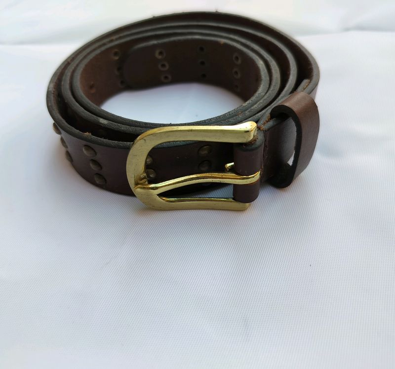 Pure Leather Belt For Girls( Running Item)