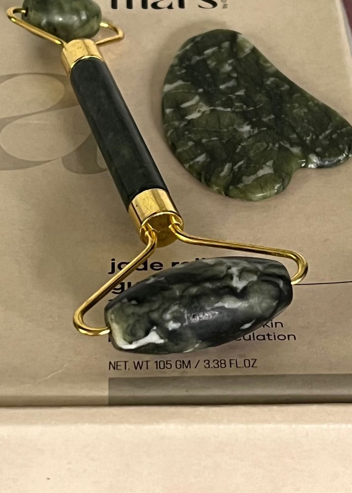 mars Jade Roller and Gua Sha