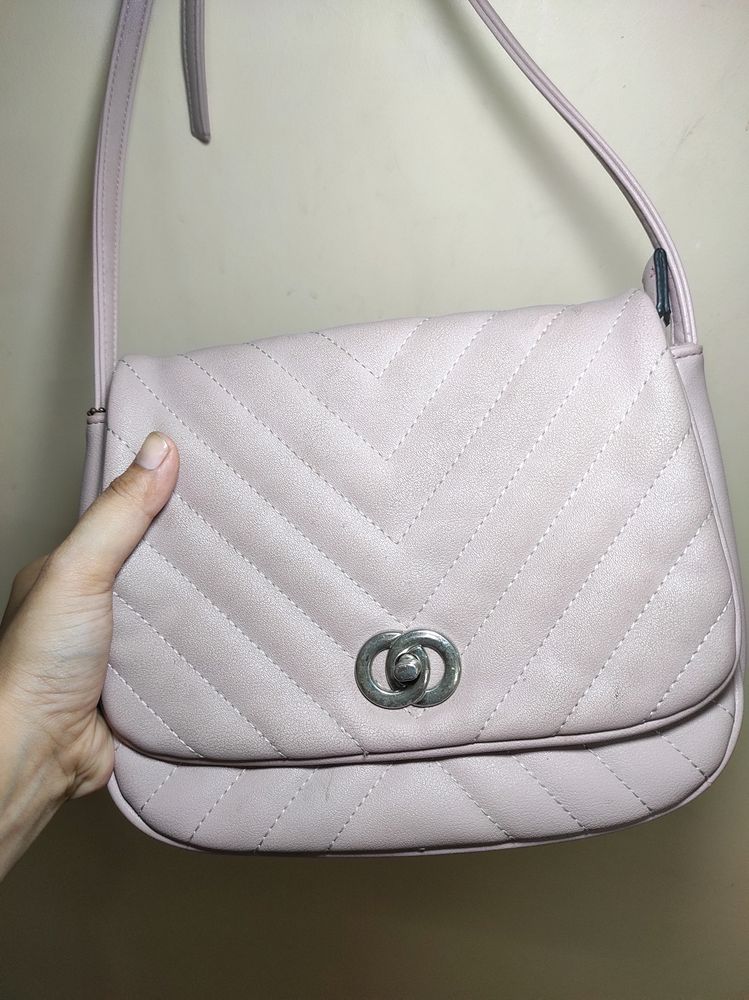 Forever Glam Mauve Pink Sling Bag