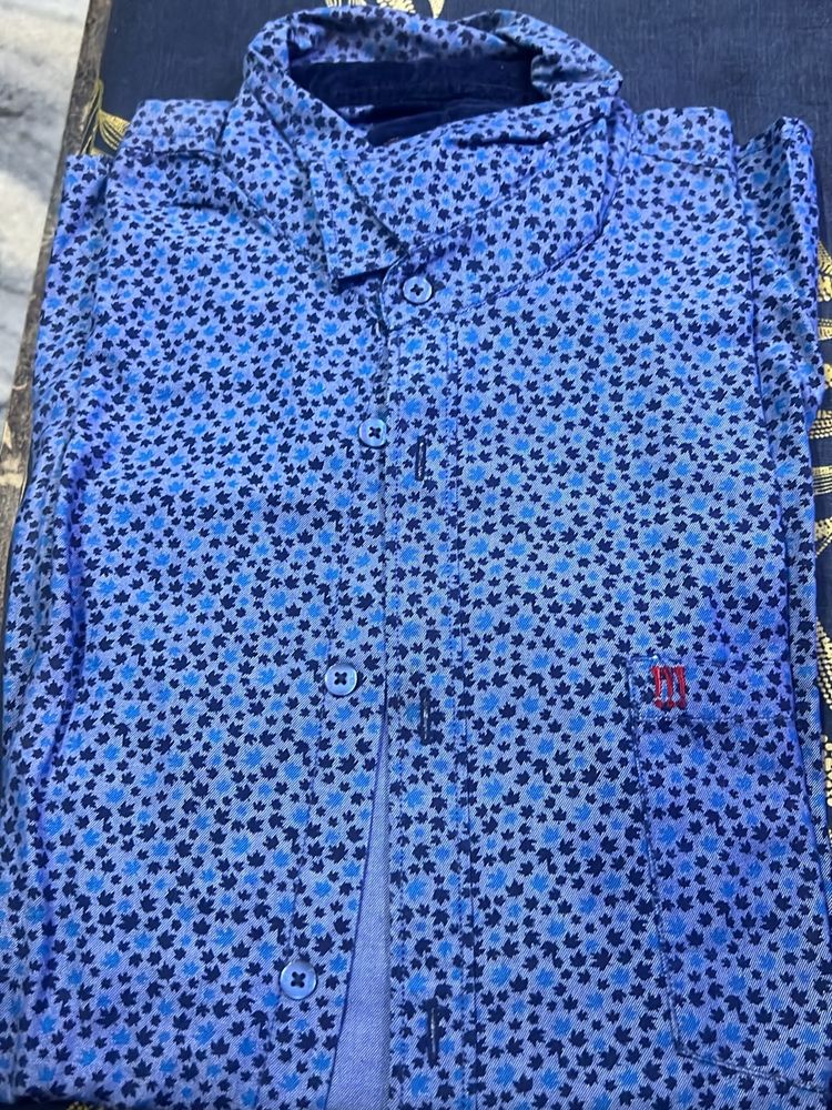 Shirt - XXXL - SLIM FIT - Blue