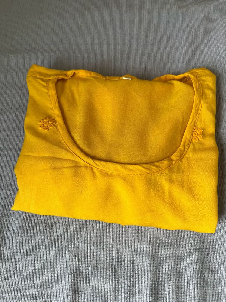 Yellow Haldi Kurta