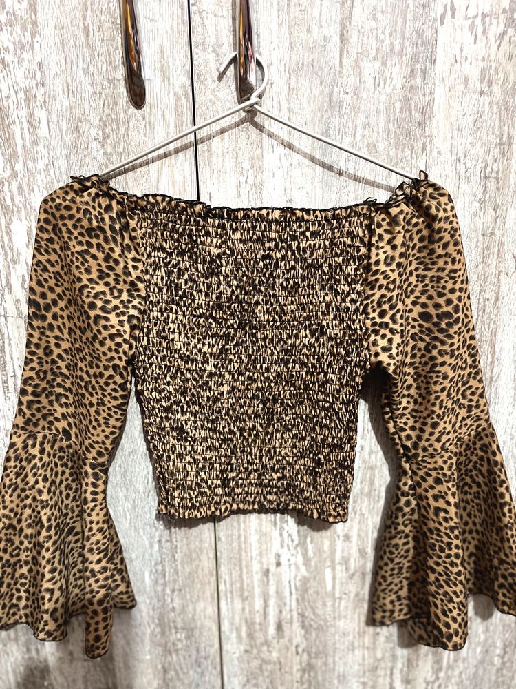 Tiger Print Crop Top