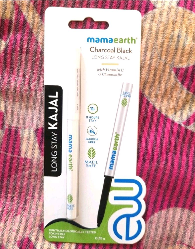 mamaearth Charcoal Black Long Lasting Kajal