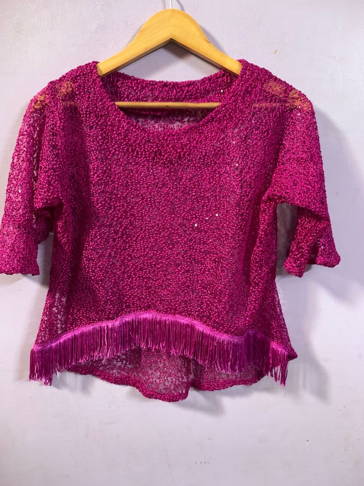 Net Top Pink