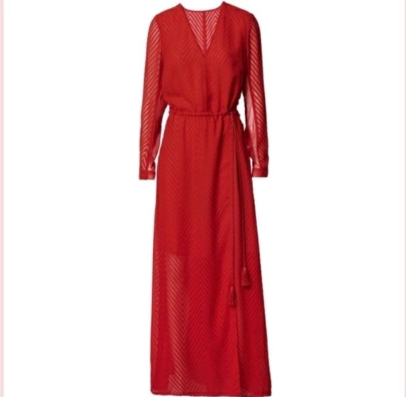 H&M Women's Long Sleeve V-neck Dress.