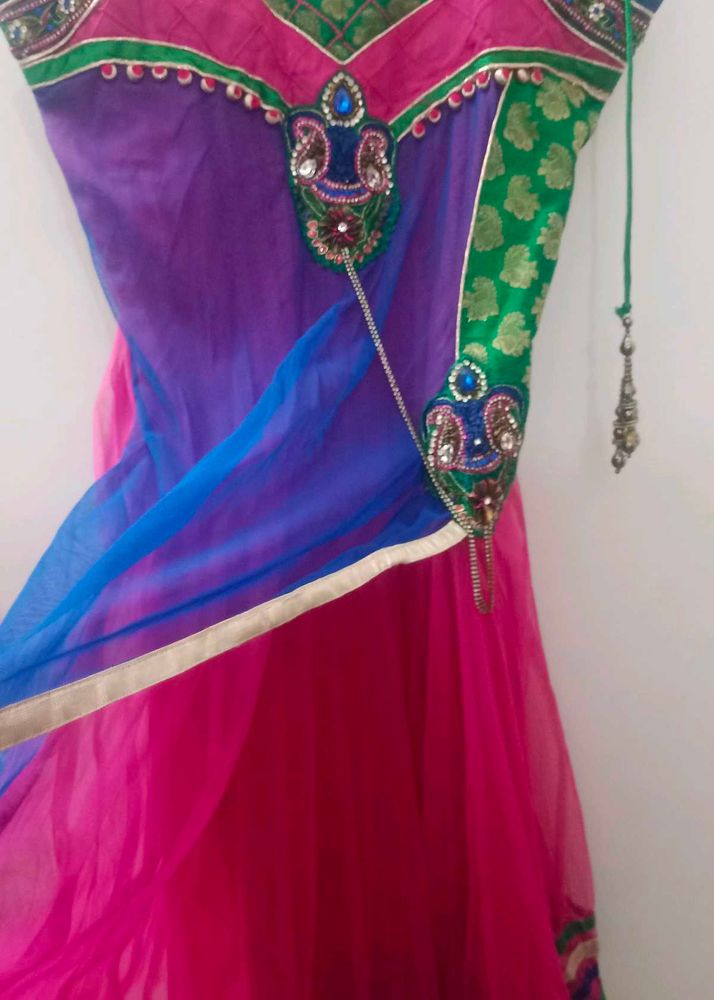 Anarkali Kurti With Chudidar Payjama