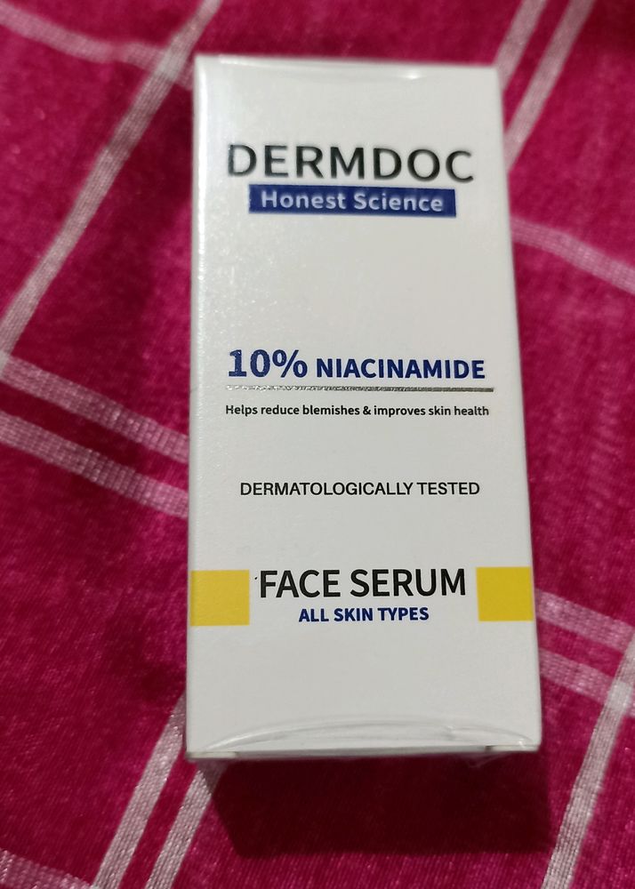 10% Niacinamide Unopened Dermdoc Face Serum