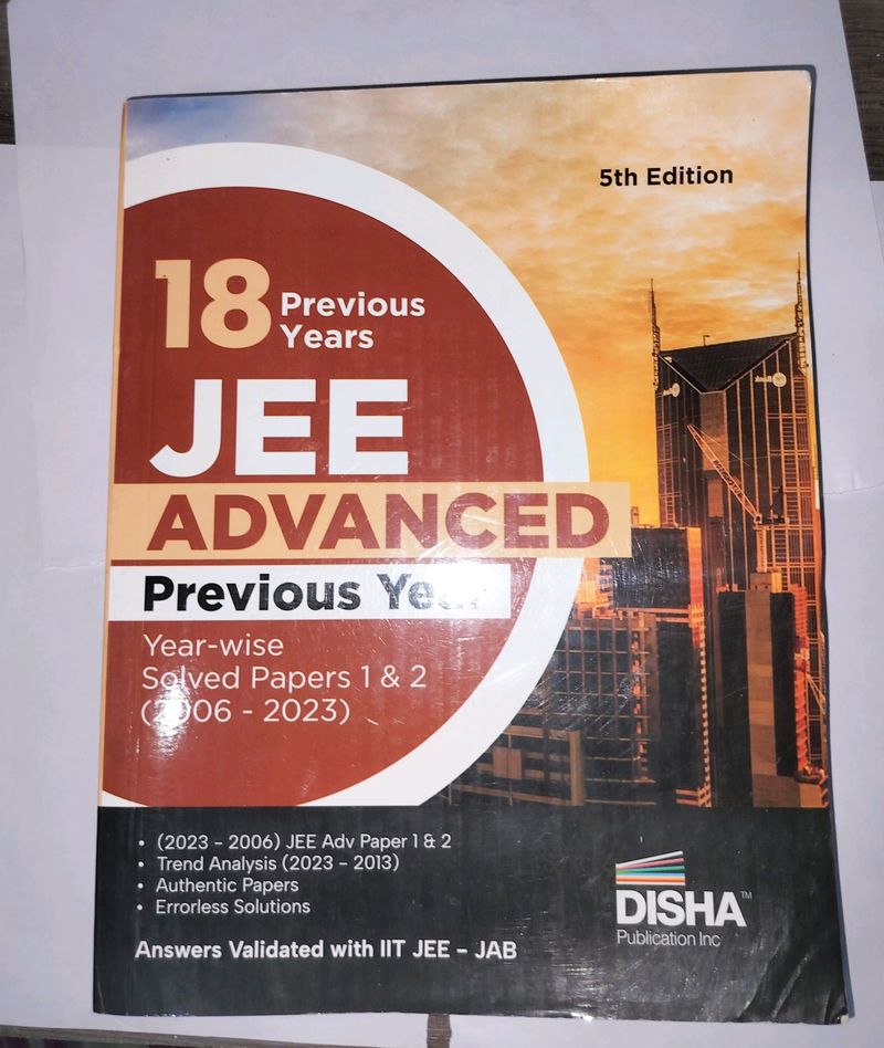 Previous Year Papers Of JEE Advanced