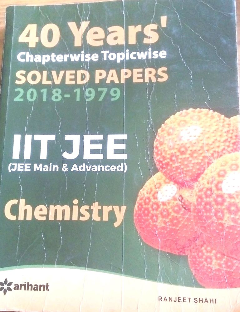 40 Years Previous Year Question Book Chemistry Jee.