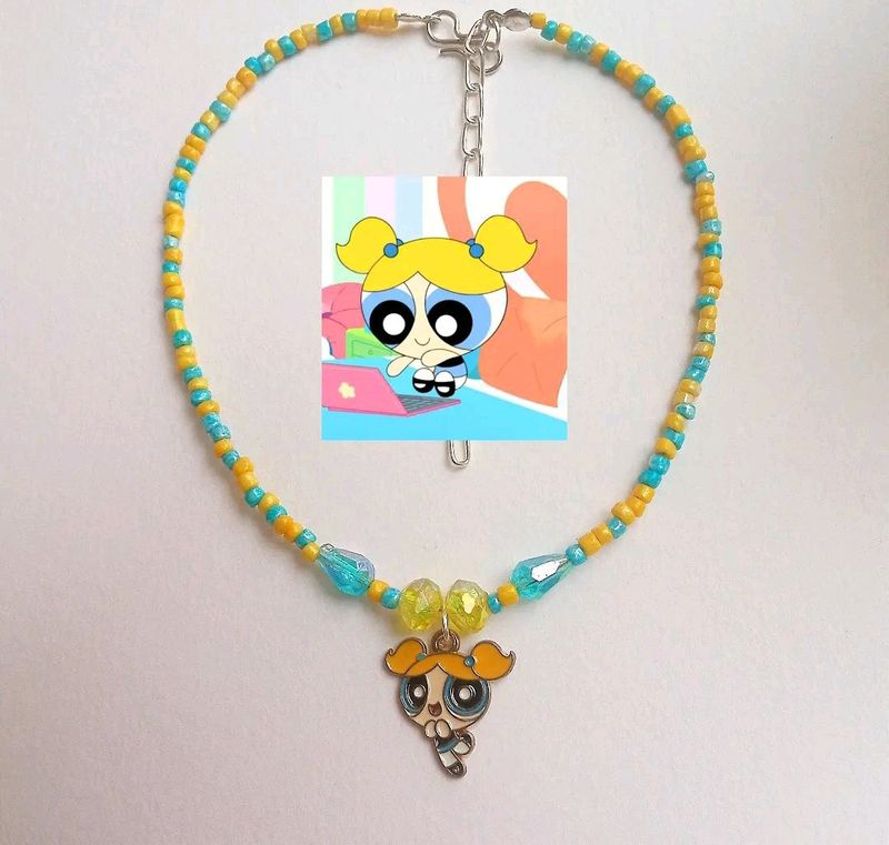 Power Puff Girl Necklace