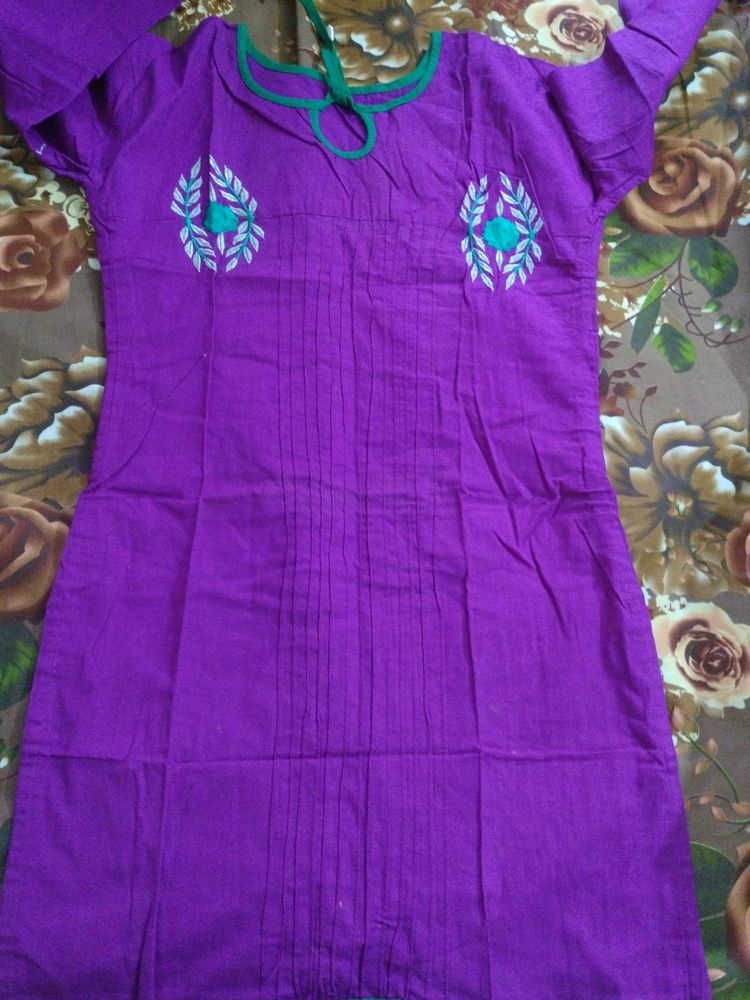 Purple 💜 Colour Kurti