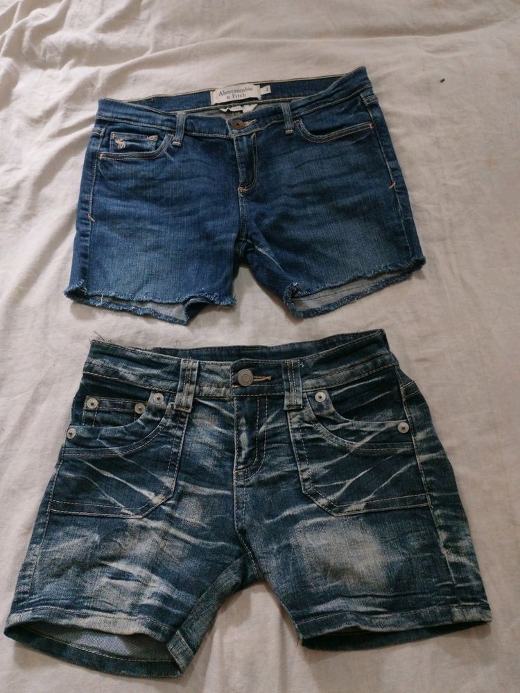 Denim Shorts Combo