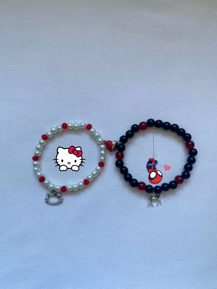 Spiderman X Hello Kitty Phone Charm/ Bracelet