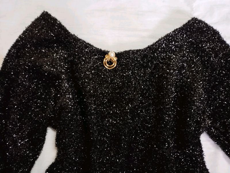 Shimmer Black Top