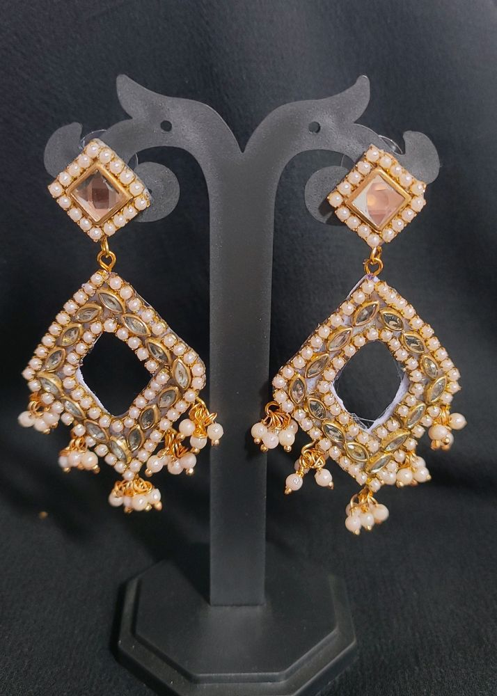 Handmade kundan Earrings