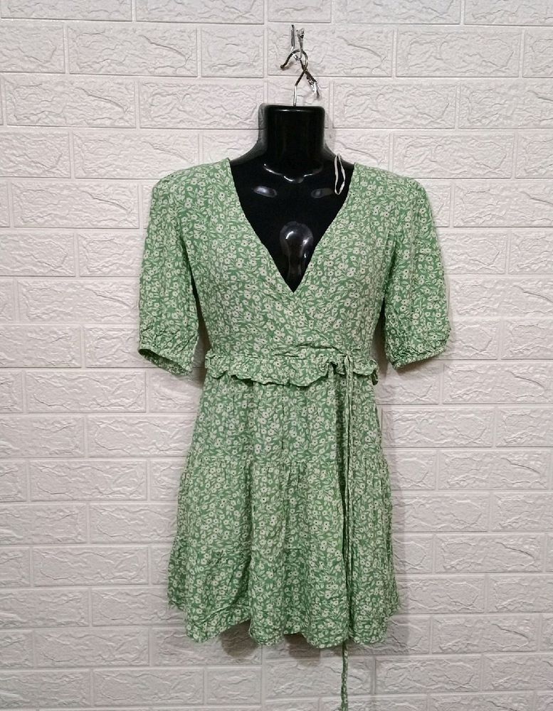 Soft Pastel Green Dress