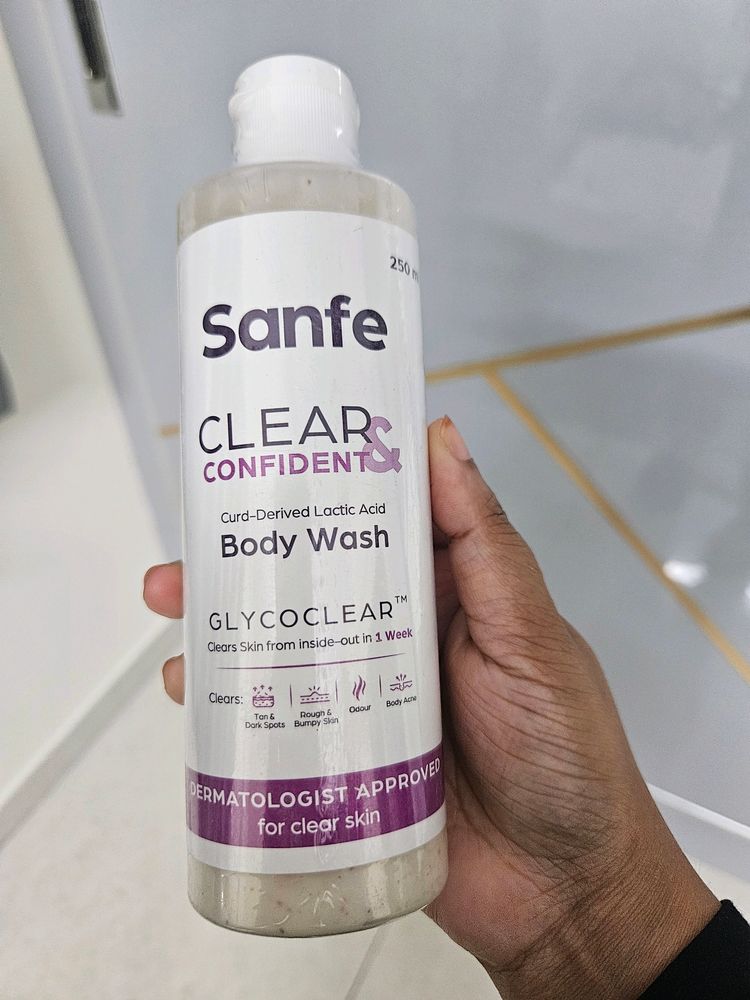 Sanfe clear and confident body wash